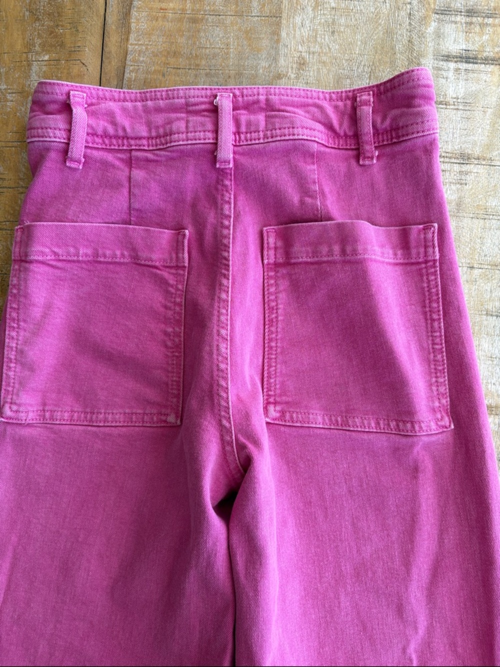 Zara Pink Women's Marine Jeans size 2 - Picture 7 of 10